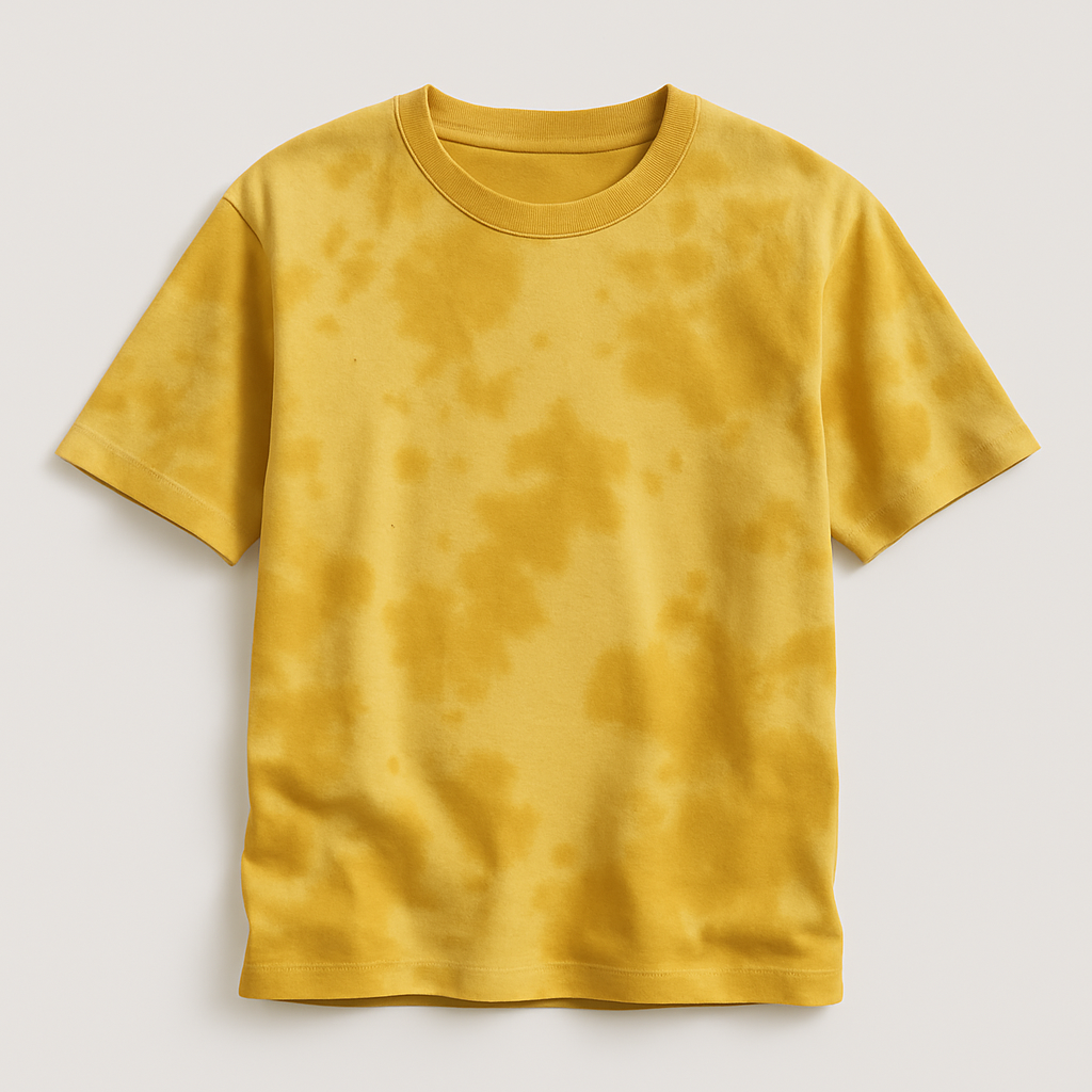 Yellow Splash Oversized T-Shirt